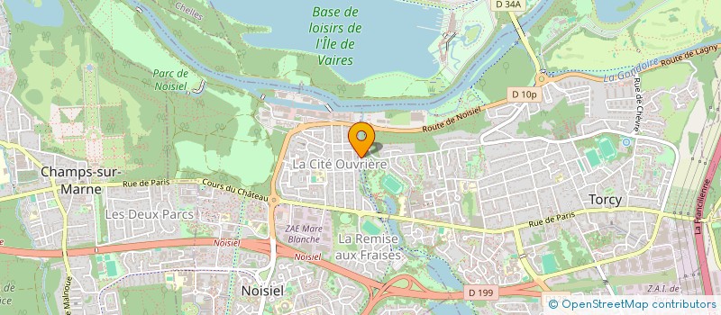 localisation de l'entreprise CINE MAROTTE - LES FILMS DE GUY CHABANIS  TORCY