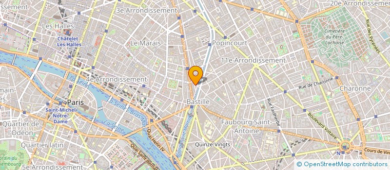 localisation de l'entreprise CINE MATERIA  PARIS