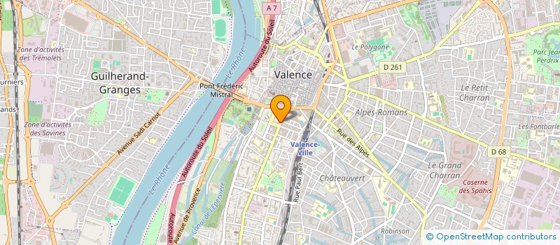localisation de l'entreprise CINE MOMES ET POPULUS à VALENCE