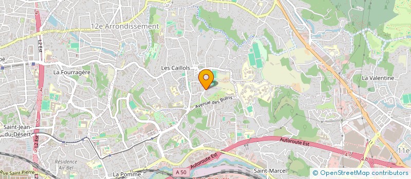 localisation de l'entreprise CINE-NAS PROD  MARSEILLE