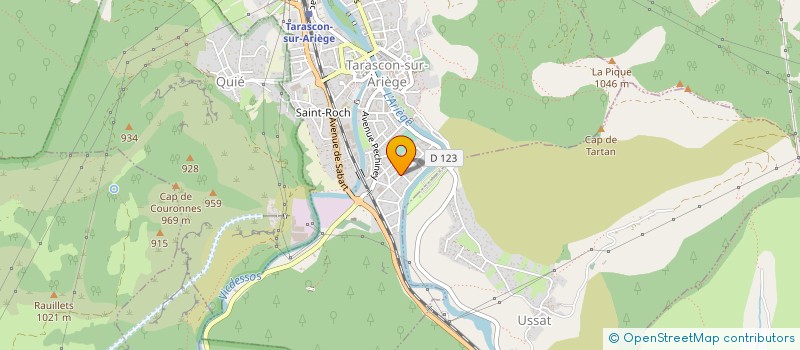 localisation de l'entreprise CINE NEUF à TARASCON-SUR-ARIEGE