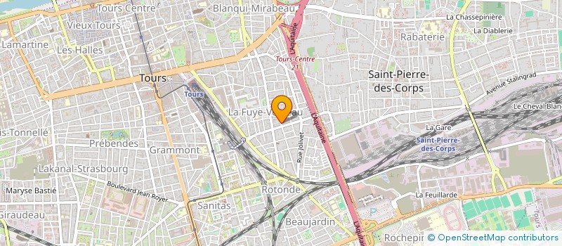 localisation de l'entreprise CINE-OFF OFFICE DEPART DEVELOPPEM CINEMA  TOURS