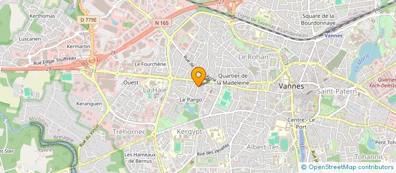 localisation de l'entreprise CINE OUEST PRODUCTION à VANNES