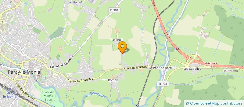 localisation de l'entreprise CINE PASSION MTJ  VOLESVRES