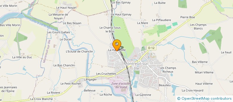 localisation de l'entreprise CINE PH'ILLE  MONTREUIL-SUR-ILLE