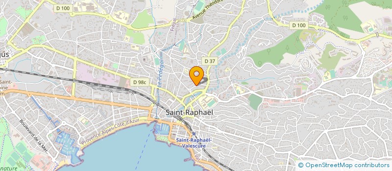localisation de l'entreprise CINE PHOTO CLUB MAURES ESTEREL (CPCME)  SAINT-RAPHAEL