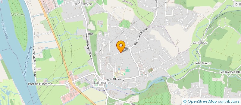 localisation de l'entreprise CINE PLEIN AIR à LATRESNE