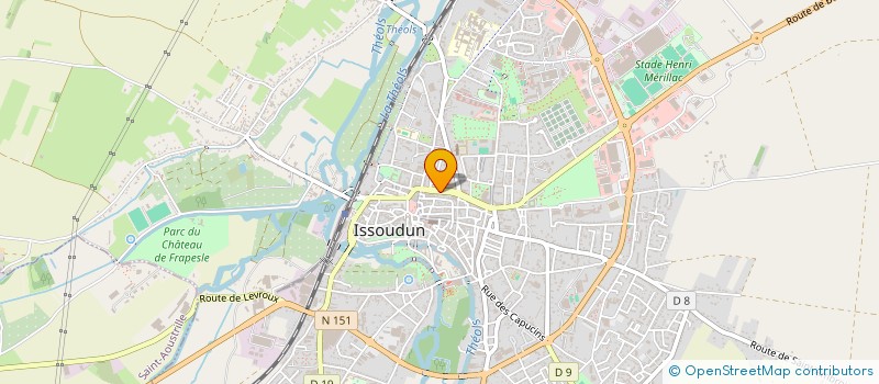 localisation de l'entreprise CINE-PLUS LES AMIS DU CINEMA D'ISSOUDUN à ISSOUDUN