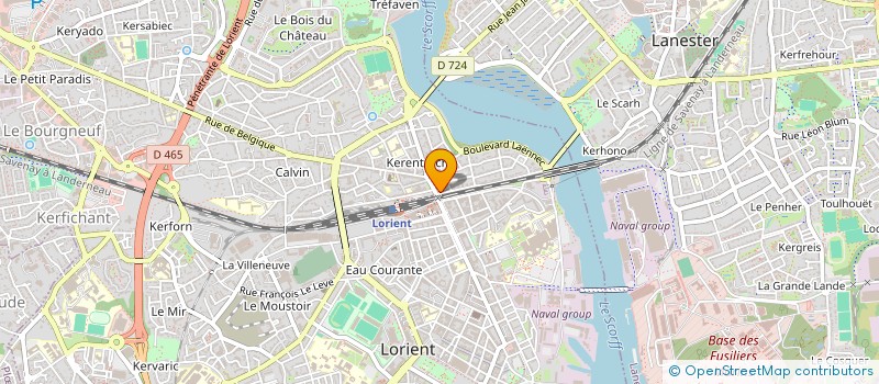 localisation de l'entreprise CINE POUR TOUS - CINE-CLUB DE LORIENT à LORIENT