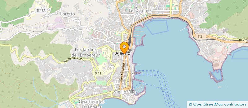 localisation de l'entreprise CINE QUA NON à AJACCIO