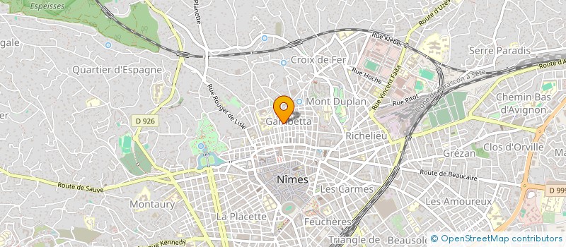 localisation de l'entreprise CINE REGARD  NIMES