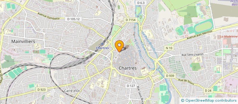 localisation de l'entreprise CINE RESTO CHARTRES à CHARTRES