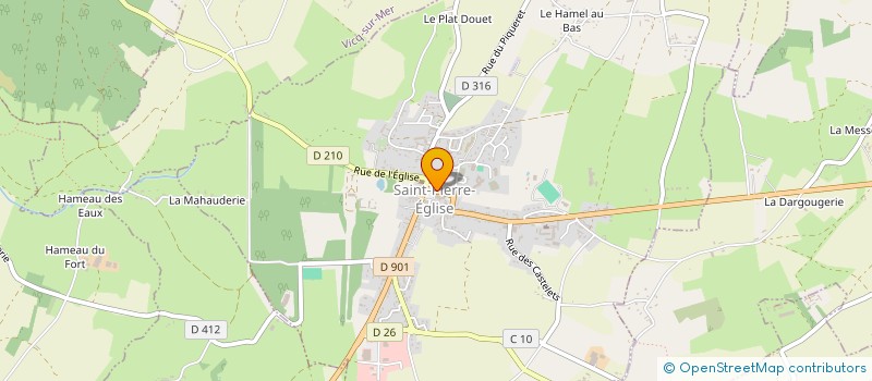 localisation de l'entreprise CINE SAINT-PIERRAIS  SAINT-PIERRE-EGLISE