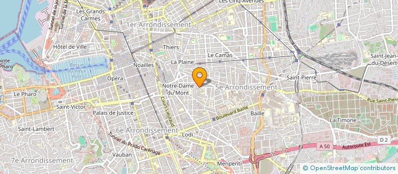localisation de l'entreprise CINE SCOP à MARSEILLE