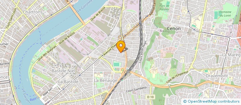 localisation de l'entreprise CINE SERVICES PLUS BORDEAUX  BORDEAUX