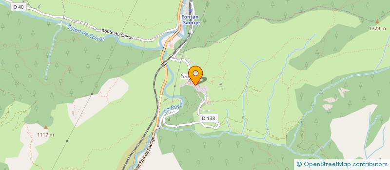 localisation de l'entreprise CINE-SOUTAI  SAORGE