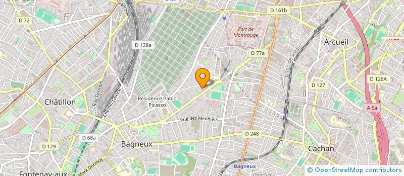 localisation de l'entreprise CINE SOUTIEN à BAGNEUX