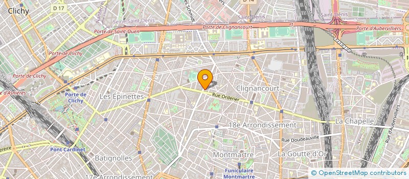 localisation de l'entreprise CINE TECHNIC à PARIS