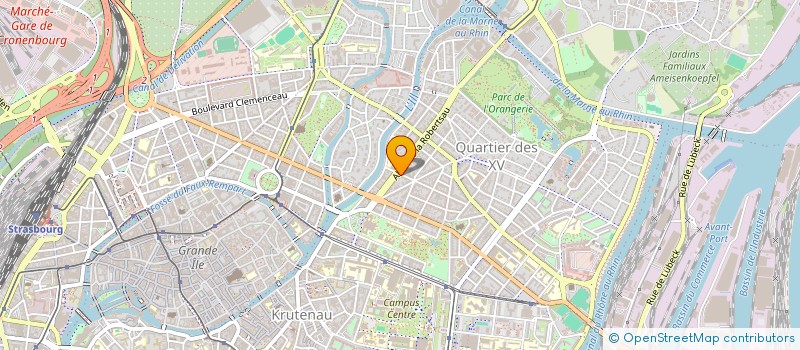 localisation de l'entreprise CINE-THEMES à STRASBOURG