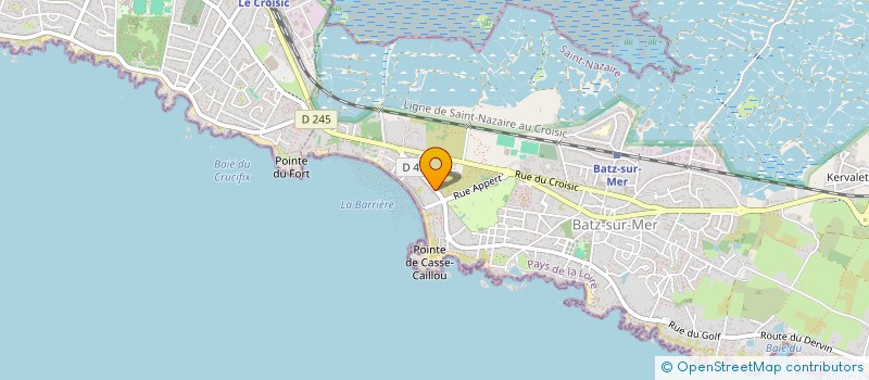localisation de l'entreprise CINE TIME à BATZ-SUR-MER