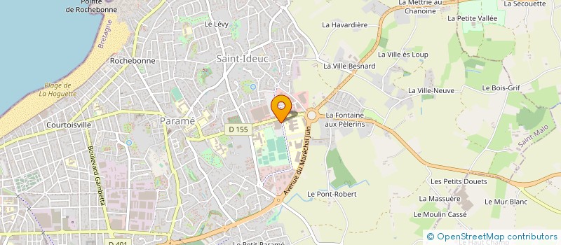 localisation de l'entreprise CINE VAUBAN à SAINT-MALO