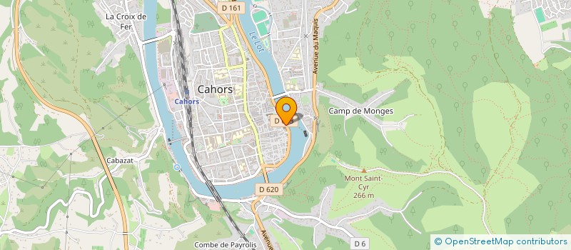 localisation de l'entreprise CINE VIDEO  CAHORS