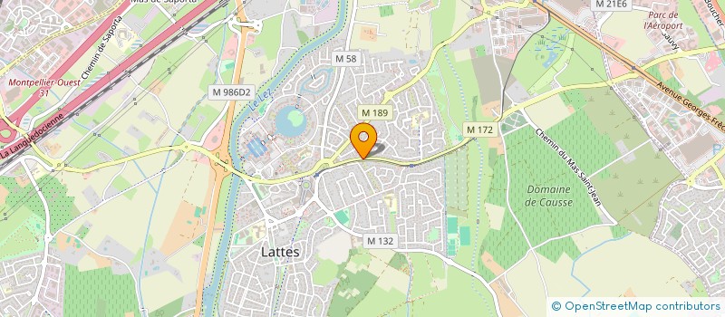 localisation de l'entreprise CINE VIDEO à LATTES