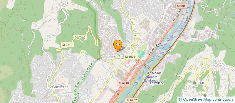 localisation de l'entreprise CINEACTIONS à CARROS