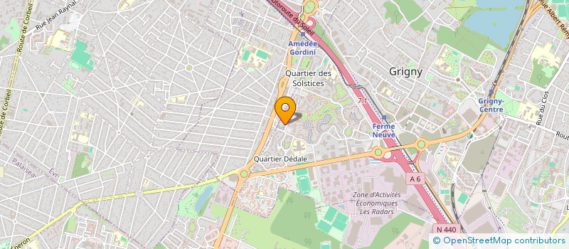 localisation de l'entreprise CINECOTEX  GRIGNY