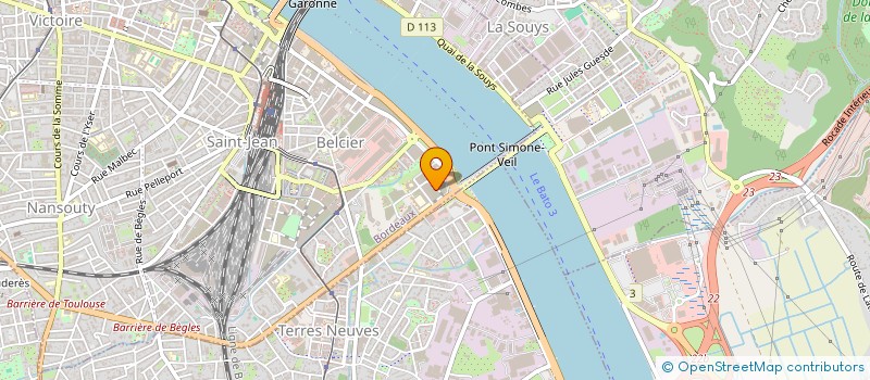 localisation de l'entreprise CINECREW  BORDEAUX