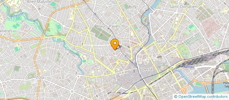 localisation de l'entreprise CINEDANSE44 à NANTES