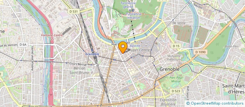 localisation de l'entreprise CINEDIA à GRENOBLE