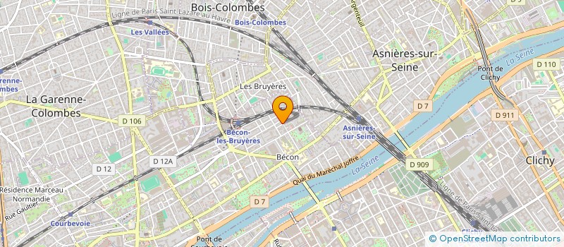 localisation de l'entreprise CINEDRAM PRODUCTIONS à COURBEVOIE