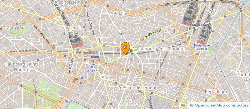 localisation de l'entreprise CINEGENERATION à PARIS