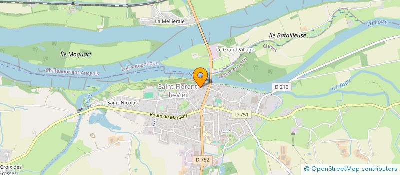 localisation de l'entreprise CINEGLONNE  MAUGES-SUR-LOIRE