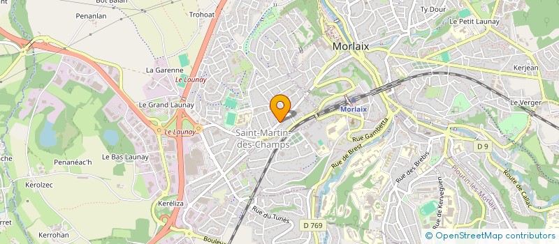 localisation de l'entreprise CINEGOCE  SAINT-MARTIN-DES-CHAMPS