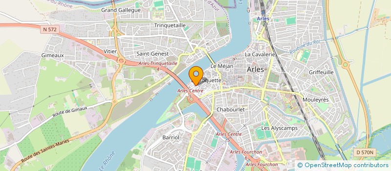 localisation de l'entreprise CINEGRAPHIES à ARLES