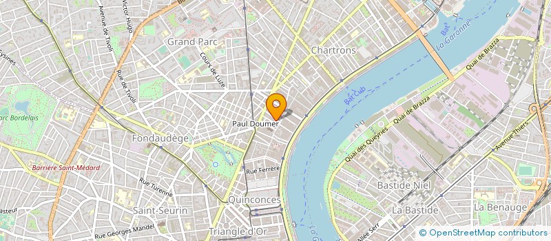 localisation de l'entreprise CINEKINOX à BORDEAUX