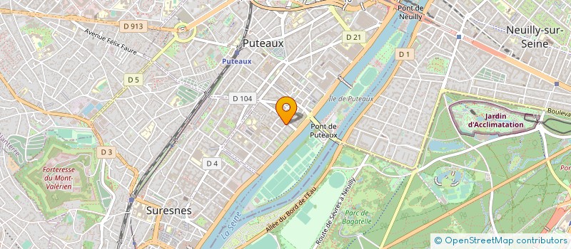 localisation de l'entreprise CINEKITA à PUTEAUX