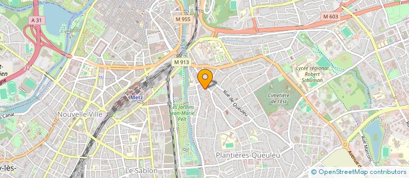 localisation de l'entreprise CINEKRAFTE  METZ