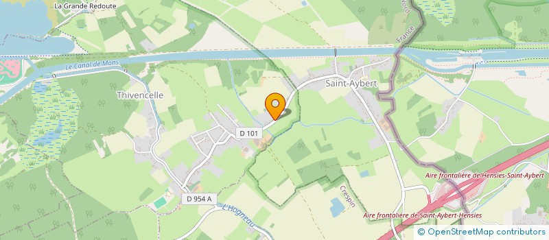 localisation de l'entreprise CINELAB  THIVENCELLE