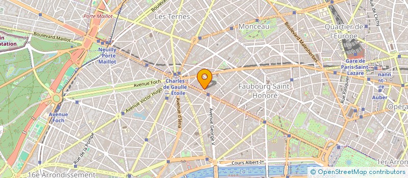 localisation de l'entreprise CINELBA SA à PARIS