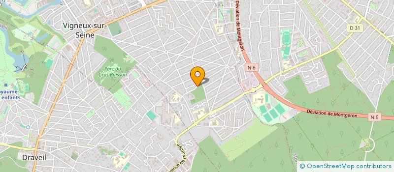 localisation de l'entreprise CINELEC  VIGNEUX-SUR-SEINE