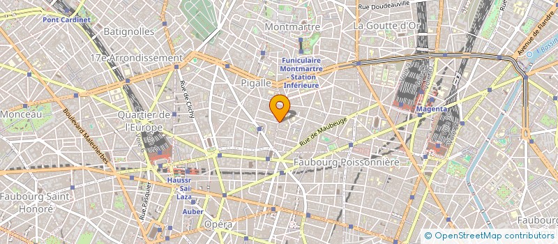 localisation de l'entreprise CINELOUXOR à PARIS