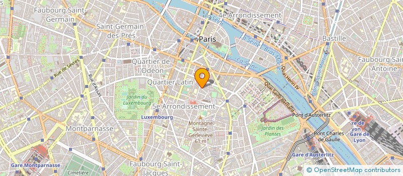 localisation de l'entreprise CINELUX à PARIS
