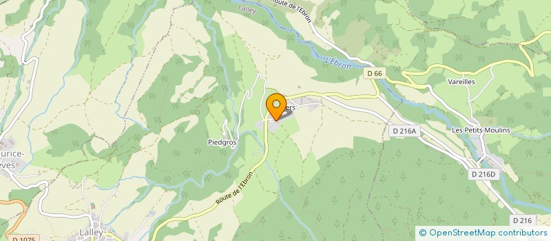 localisation de l'entreprise CINELUZ  LALLEY