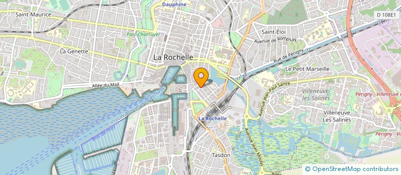 localisation de l'entreprise CINEMA 2000 à LA ROCHELLE