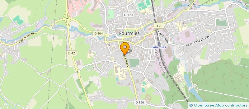 localisation de l'entreprise CINEMA COM ASS CTRE SOCIO CULT FOURMIES à FOURMIES