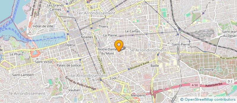 localisation de l'entreprise CINEMA CONNECTION  MARSEILLE