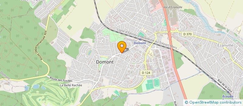localisation de l'entreprise CINEMA DE DOMONT à DOMONT